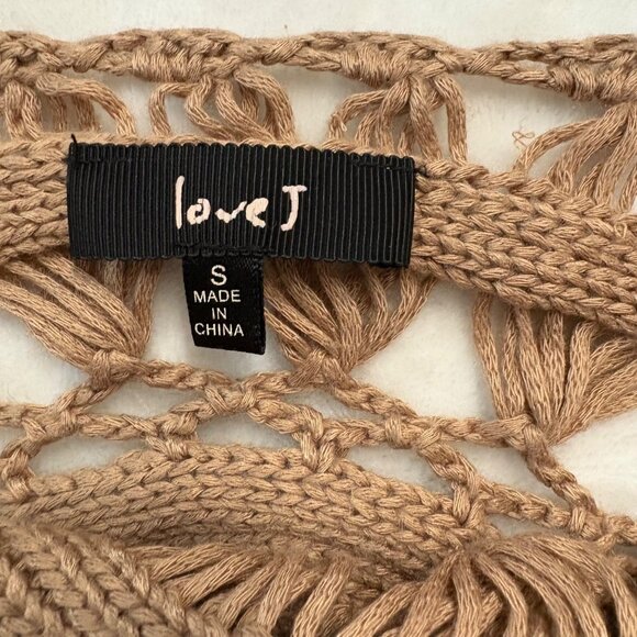 Boho Chic Crochet & Floral Knit Top With Raglan Sleeves Size Small - Picture 5 of 16